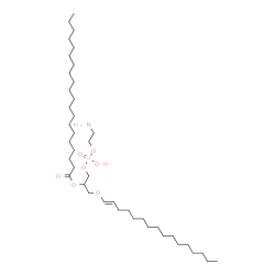 ChemSpider 2D Image | (15E)-25-Amino-22-hydroxy-22-oxido-17,21,23-trioxa-22lambda~5~-phosphapentacos-15-en-19-yl icosanoate | C41H82NO7P