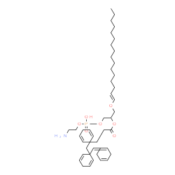 ChemSpider 2D Image | (15E)-25-Amino-22-hydroxy-22-oxido-17,21,23-trioxa-22lambda~5~-phosphapentacos-15-en-19-yl (4Z,7Z,10Z,13Z,16Z,19Z)-4,7,10,13,16,19-docosahexaenoate | C43H74NO7P