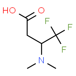 ChemSpider 2D Image | 3-(Dimethylamino)-4,4,4-trifluorobutanoic acid | C6H10F3NO2