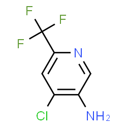 ChemSpider 2D Image | 4-Chloro-6-(trifluoromethyl)-3-pyridinamine | C6H4ClF3N2