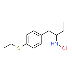 ChemSpider 2D Image | 1-[4-(Ethylsulfanyl)phenyl]-N-hydroxy-2-butanamine | C12H19NOS