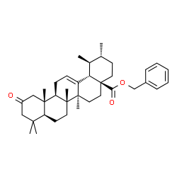 ChemSpider 2D Image | Benzyl 2-oxours-12-en-28-oate | C37H52O3