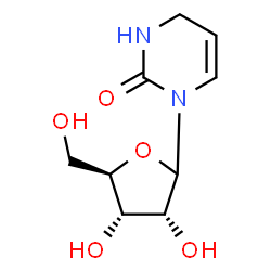 ChemSpider 2D Image | 1-(D-Ribofuranosyl)-3,4-dihydro-2(1H)-pyrimidinone | C9H14N2O5
