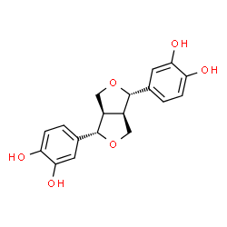 ChemSpider 2D Image | (+)-sesamin dicatechol | C18H18O6