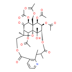 ChemSpider 2D Image | (24xi,25xi)-Evonine | C36H43NO17