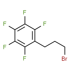 ChemSpider 2D Image | 1-(3-Bromopropyl)-2,3,4,5,6-pentafluorobenzene | C9H6BrF5