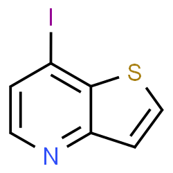 ChemSpider 2D Image | 7-Iodothieno[3,2-b]pyridine | C7H4INS