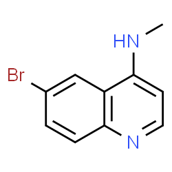 ChemSpider 2D Image | 6-Bromo-N-methyl-4-quinolinamine | C10H9BrN2