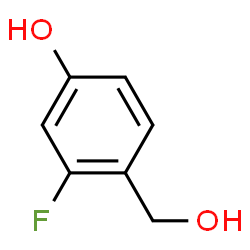 ChemSpider 2D Image | 3-Fluoro-4-(hydroxymethyl)phenol | C7H7FO2