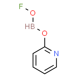 ChemSpider 2D Image | 2-{[(Fluorooxy)boryl]oxy}pyridine | C5H5BFNO2