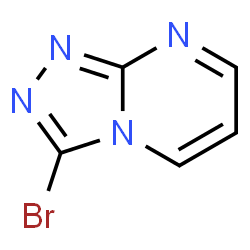 ChemSpider 2D Image | 3-Bromo[1,2,4]triazolo[4,3-a]pyrimidine | C5H3BrN4