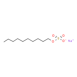 ChemSpider 2D Image | Sodium decyl sulfate | C10H21NaO4S