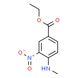 ChemSpider 2D Image | Ethyl 4-methylamino-3-nitrobenzoate | C10H12N2O4