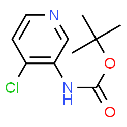 ChemSpider 2D Image | tert-butyl N-(4-chloropyridin-3-yl)carbamate | C10H13ClN2O2