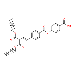 ChemSpider 2D Image | 4-[(4-{(1E)-4-(Decyloxy)-3-[(decyloxy)carbonyl]-4-oxo-1-buten-1-yl}benzoyl)oxy]benzoic acid | C39H54O8