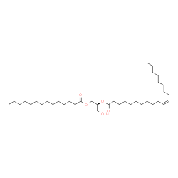 ChemSpider 2D Image | DG(14:0/20:1(11Z)/0:0) | C37H70O5
