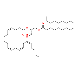 ChemSpider 2D Image | DG(18:1(9Z)/22:5(4Z,7Z,10Z,13Z,16Z)/0:0) | C43H72O5