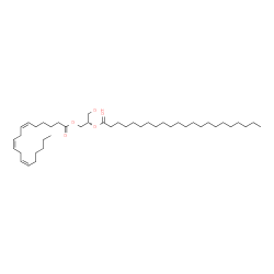 ChemSpider 2D Image | (2S)-1-Hydroxy-3-[(6Z,9Z,12Z)-6,9,12-octadecatrienoyloxy]-2-propanyl docosanoate | C43H78O5