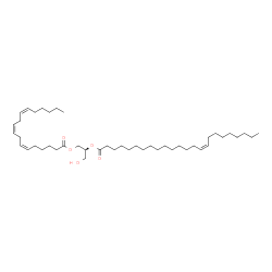 ChemSpider 2D Image | (2S)-1-Hydroxy-3-[(6Z,9Z,12Z)-6,9,12-octadecatrienoyloxy]-2-propanyl (15Z)-15-tetracosenoate | C45H80O5