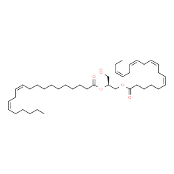 ChemSpider 2D Image | DG(18:4(6Z,9Z,12Z,15Z)/20:2(11Z,14Z)/0:0) | C41H68O5