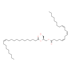 ChemSpider 2D Image | (2S)-1-Hydroxy-3-[(5Z,8Z,11Z)-5,8,11-icosatrienoyloxy]-2-propanyl (13Z)-13-docosenoate | C45H80O5