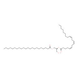 ChemSpider 2D Image | (2S)-3-Hydroxy-2-[(5Z,8Z,11Z)-5,8,11-icosatrienoyloxy]propyl docosanoate | C45H82O5