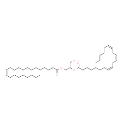 ChemSpider 2D Image | (2S)-3-Hydroxy-2-[(8Z,11Z,14Z)-8,11,14-icosatrienoyloxy]propyl (13Z)-13-docosenoate | C45H80O5