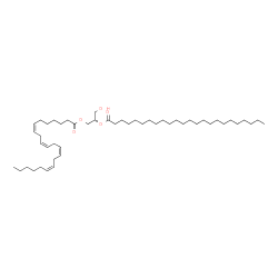 ChemSpider 2D Image | (2S)-1-[(7Z,10Z,13Z,16Z)-7,10,13,16-Docosatetraenoyloxy]-3-hydroxy-2-propanyl tetracosanoate | C49H88O5