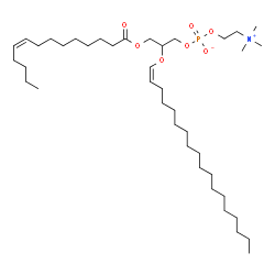 ChemSpider 2D Image | PC(14:1(9Z)/P-18:0) | C40H78NO7P