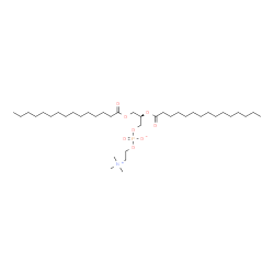 ChemSpider 2D Image | 1,2-di-O-pentadecanoyl-sn-glycero-3-phosphocholine | C38H76NO8P