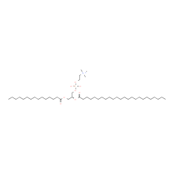ChemSpider 2D Image | (2R)-3-(Pentadecanoyloxy)-2-(tetracosanoyloxy)propyl 2-(trimethylammonio)ethyl phosphate | C47H94NO8P