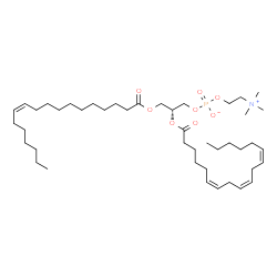 ChemSpider 2D Image | PC(18:1(11Z)/18:3(6Z,9Z,12Z)) | C44H80NO8P