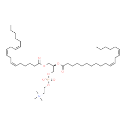 ChemSpider 2D Image | PC(18:3(6Z,9Z,12Z)/20:2(11Z,14Z)) | C46H82NO8P