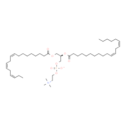 ChemSpider 2D Image | PC(18:3(9Z,12Z,15Z)/20:2(11Z,14Z)) | C46H82NO8P
