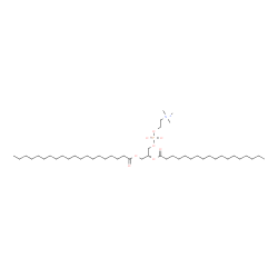ChemSpider 2D Image | 1-eicosanoyl-2-octadecanoyl-sn-glycero-3-phosphocholine | C46H92NO8P