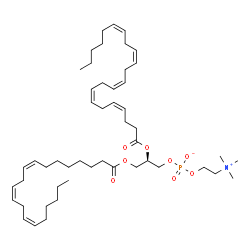 ChemSpider 2D Image | (2R)-2-[(4Z,7Z,10Z,13Z,16Z)-4,7,10,13,16-Docosapentaenoyloxy]-3-[(8Z,11Z,14Z)-8,11,14-icosatrienoyloxy]propyl 2-(trimethylammonio)ethyl phosphate | C50H84NO8P
