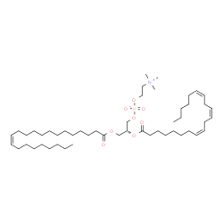 ChemSpider 2D Image | PC(22:1(13Z)/20:3(8Z,11Z,14Z)) | C50H92NO8P