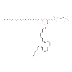 ChemSpider 2D Image | PC(22:5(4Z,7Z,10Z,13Z,16Z)/16:0) | C46H82NO8P