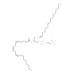 ChemSpider 2D Image | PC(P-16:0/20:3(5Z,8Z,11Z)) | C44H82NO7P