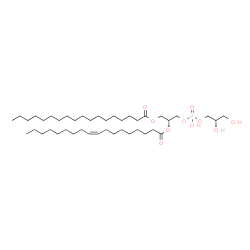ChemSpider 2D Image | 1-octadecanoyl-2-(9Z-octadecenoyl)-sn-glycero-3-phospho-(1'-sn-glycerol) | C42H81O10P