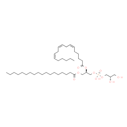 ChemSpider 2D Image | PG(18:0/18:3(6Z,9Z,12Z)) | C42H77O10P