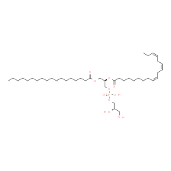 ChemSpider 2D Image | PG(18:0/18:3(9Z,12Z,15Z)) | C42H77O10P