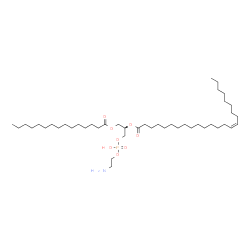 ChemSpider 2D Image | (18R)-24-Amino-21-hydroxy-21-oxido-15-oxo-16,20,22-trioxa-21lambda~5~-phosphatetracosan-18-yl (15Z)-15-tetracosenoate | C44H86NO8P