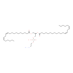 ChemSpider 2D Image | (6Z,9Z,23R)-29-Amino-26-hydroxy-26-oxido-20-oxo-21,25,27-trioxa-26lambda~5~-phosphanonacosa-6,9-dien-23-yl (13Z,16Z)-13,16-docosadienoate | C47H86NO8P