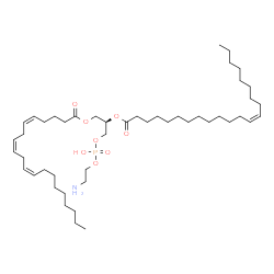 ChemSpider 2D Image | (9Z,12Z,15Z,23R)-29-Amino-26-hydroxy-26-oxido-20-oxo-21,25,27-trioxa-26lambda~5~-phosphanonacosa-9,12,15-trien-23-yl (13Z)-13-docosenoate | C47H86NO8P