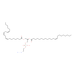 ChemSpider 2D Image | (6Z,9Z,12Z,23R)-29-Amino-26-hydroxy-26-oxido-20-oxo-21,25,27-trioxa-26lambda~5~-phosphanonacosa-6,9,12-trien-23-yl (13Z)-13-docosenoate | C47H86NO8P