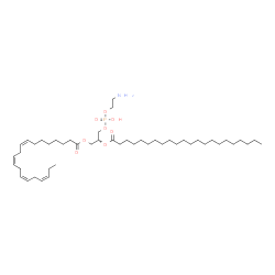 ChemSpider 2D Image | (3Z,6Z,9Z,12Z,23R)-29-Amino-26-hydroxy-26-oxido-20-oxo-21,25,27-trioxa-26lambda~5~-phosphanonacosa-3,6,9,12-tetraen-23-yl docosanoate | C47H86NO8P
