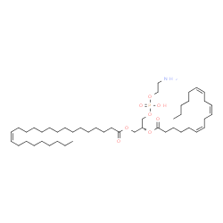 ChemSpider 2D Image | (2R)-3-{[(2-Aminoethoxy)(hydroxy)phosphoryl]oxy}-2-[(6Z,9Z,12Z)-6,9,12-octadecatrienoyloxy]propyl (15Z)-15-tetracosenoate | C47H86NO8P