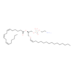 ChemSpider 2D Image | (15Z,19R)-25-Amino-22-hydroxy-22-oxido-17,21,23-trioxa-22lambda~5~-phosphapentacos-15-en-19-yl (6Z,9Z,12Z)-6,9,12-octadecatrienoate | C39H72NO7P