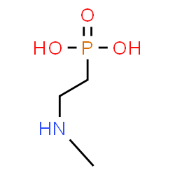 ChemSpider 2D Image | 2-methylaminoethylphosphonic acid | C3H10NO3P